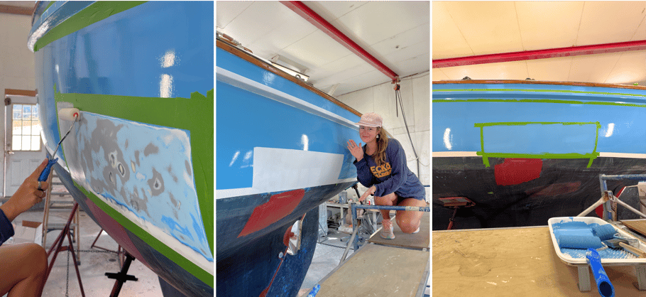 How to repair your boat's paint job. DIY Boat painting.