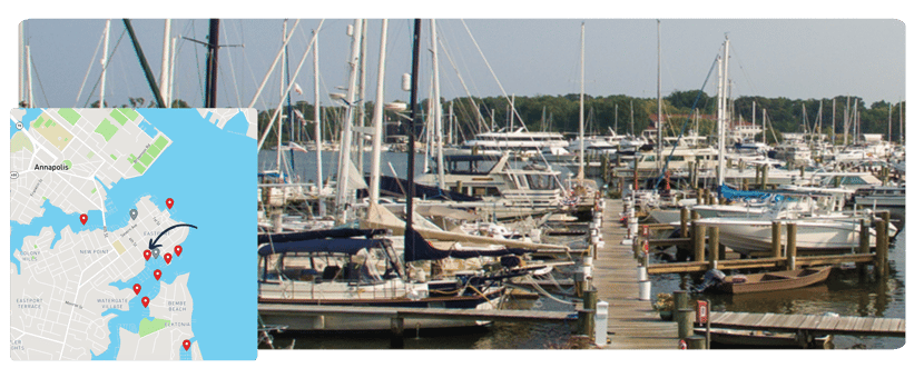 Butlers Marina is located in Annapolis on Back Creek