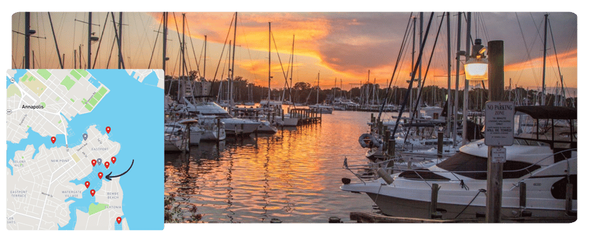 Annapolis Landing Marina has the harbor's most accessible fuel dock