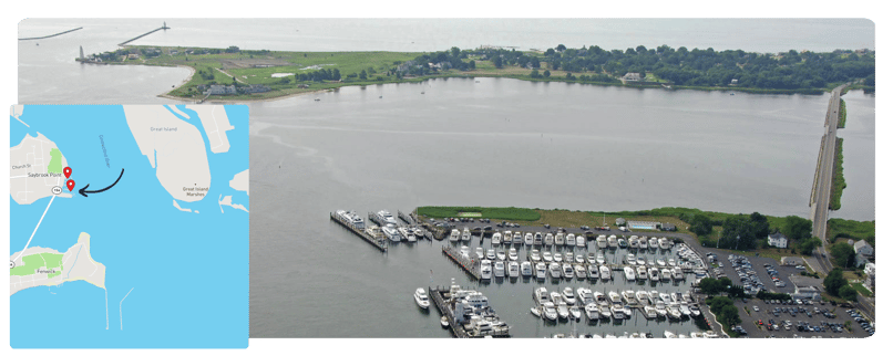 Harbor One Marina at the Mouth of the Connecticut River