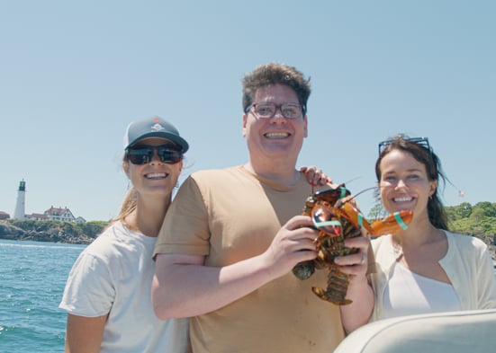 Lobstering in Portland Maine
