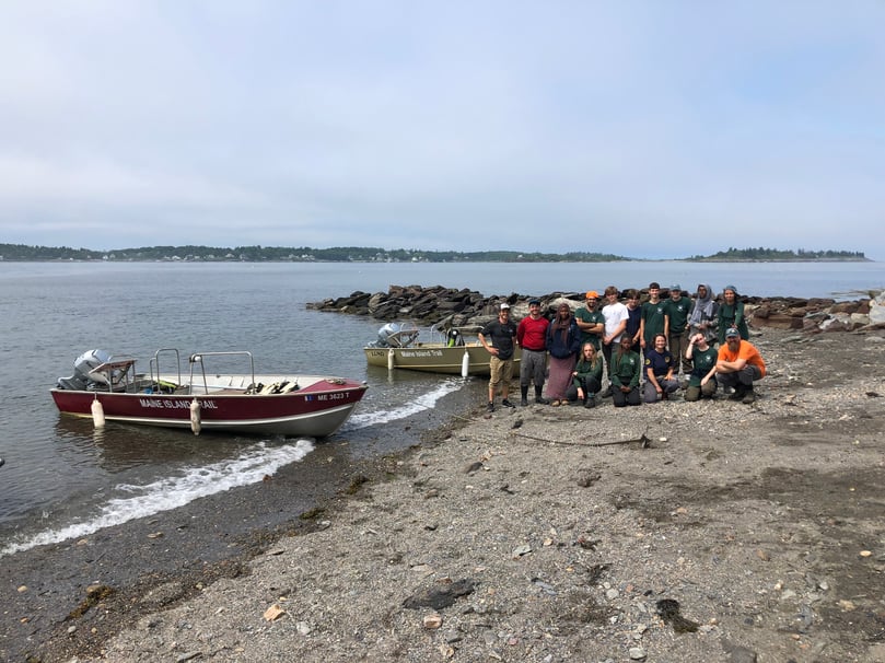 Portland Youth Corps Jewell Island