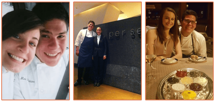 Max and Theresa have worked together at the countries best restaurants. 