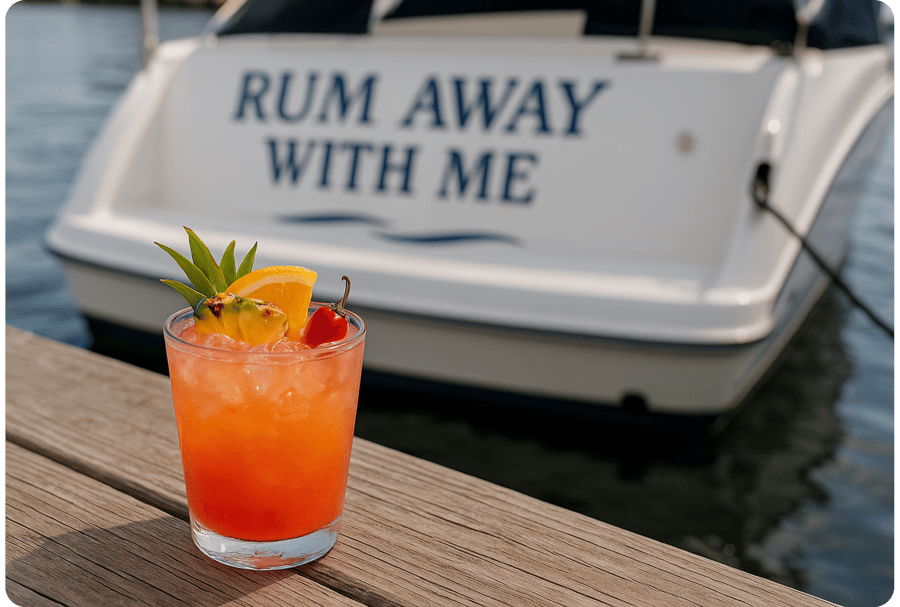 Rum Away With Me Punch