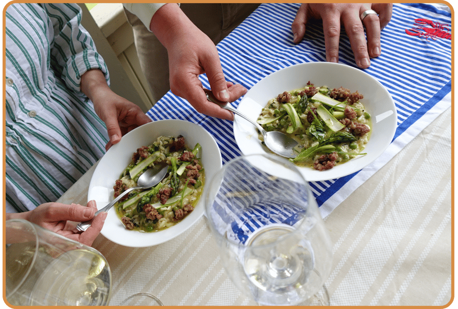 Risotto with sausage - best recipe