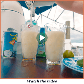 How to make a pina colada on a boat