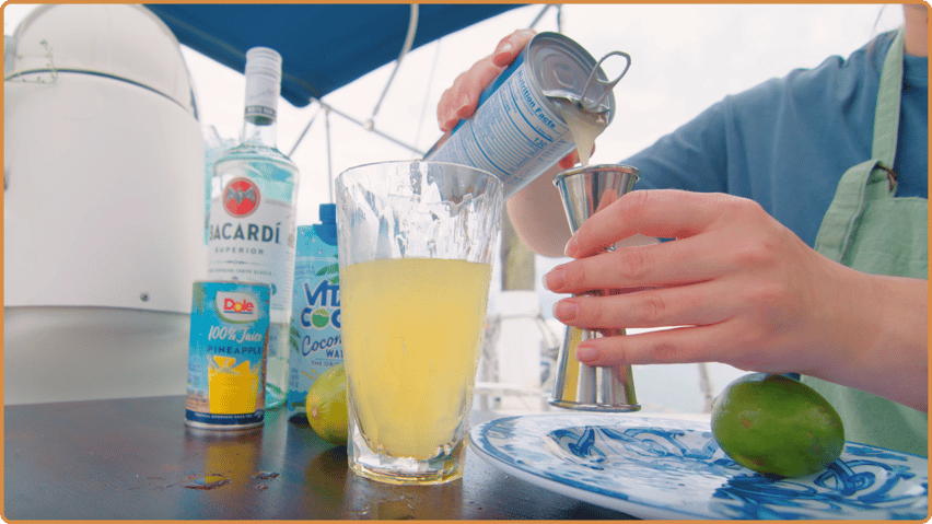 how to make a healthy pina colada