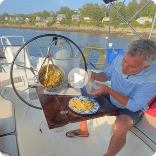 How to make charred corn salad - great boat recipe