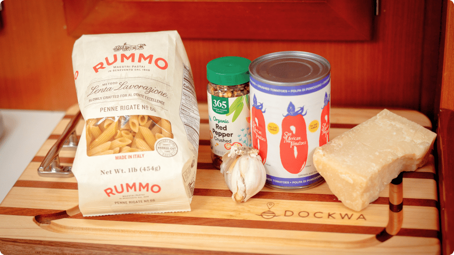 Best dinner to cook aboard - Pasta Night