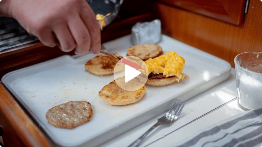 Best breakfast sandwich recipes - sausage egg and cheese
