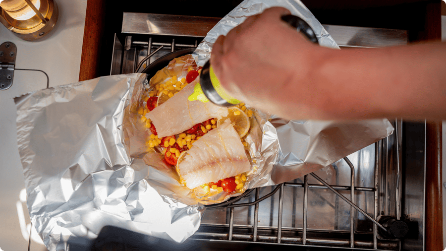 best way to cook seafood on your boat