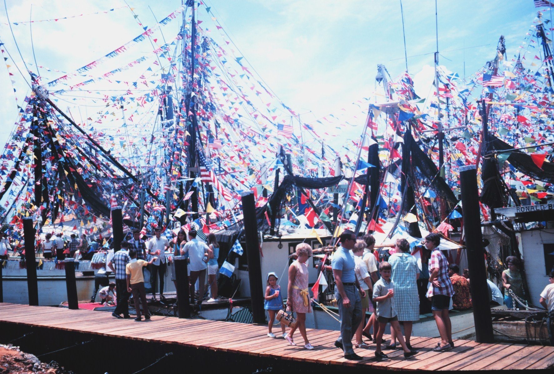Blessing of the Fleet at Bayou la Batre 1968