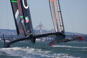 The 25th Defense Of The Americas Cup Newport, R.i June Â