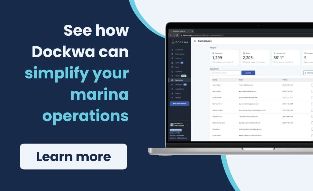 See how Dockwa can simplify your marina operations
