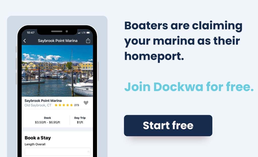 People are claiming your marina as their homeport, so get started with Dockwa for free