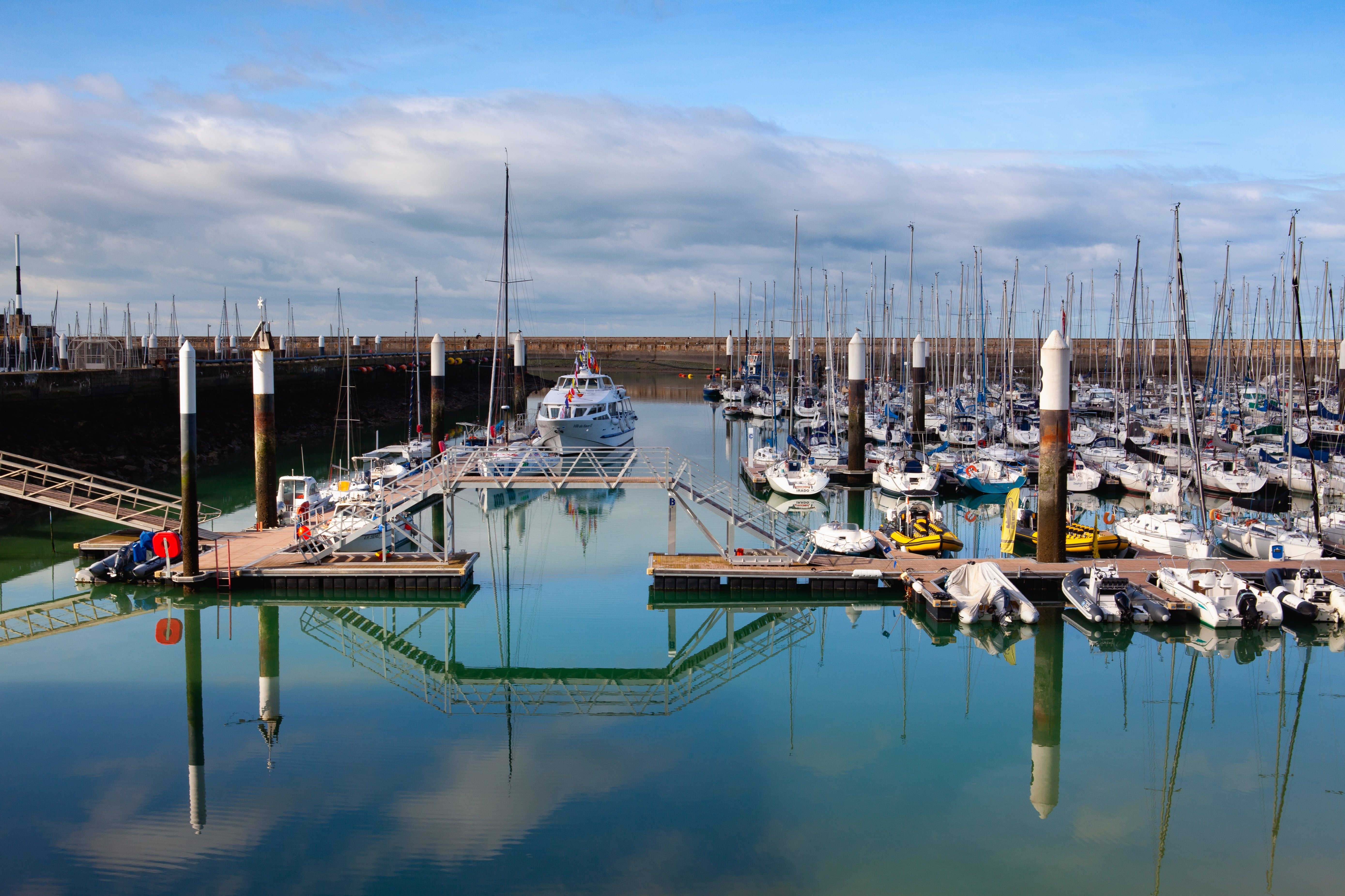 marina in the fall