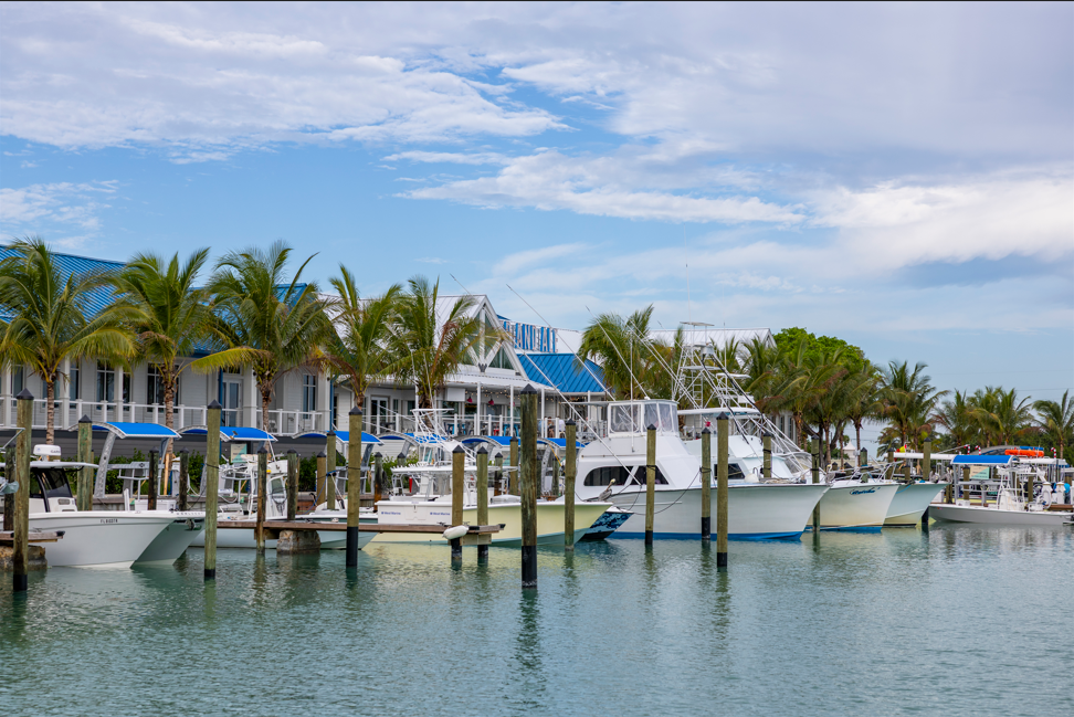 great marinas on the keys: Hawks Cay