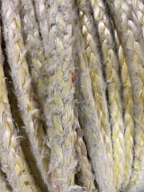 common line damage on a boat