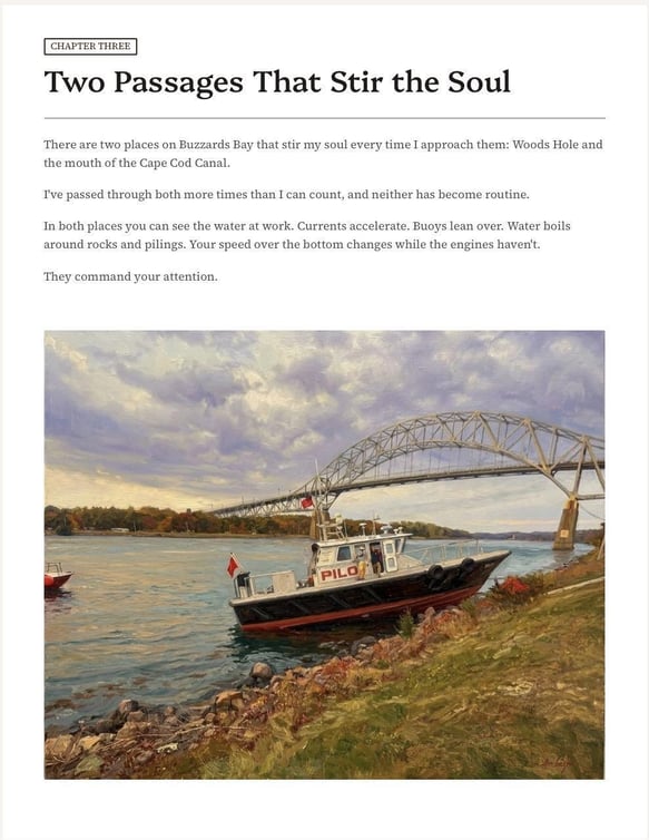Navigating Woods Hole and the Cape Cod Canal