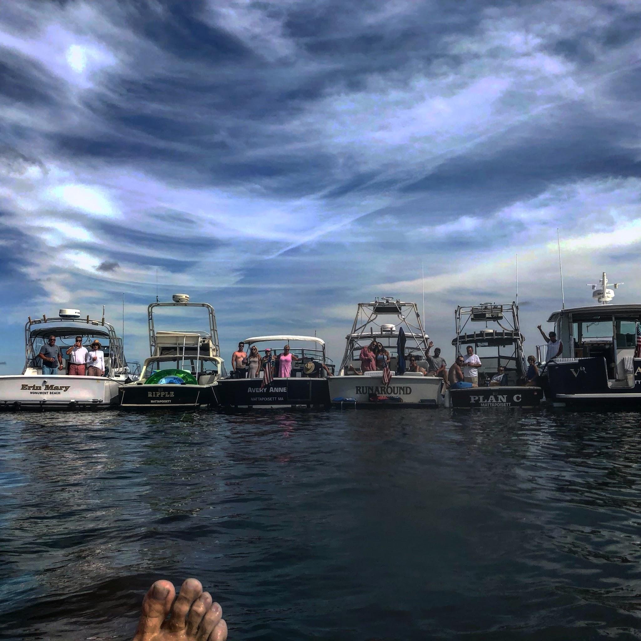 Boating with friends